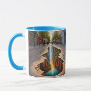 Taza Ciudad de la ilusión óptica de Fantasy Cute Vivid