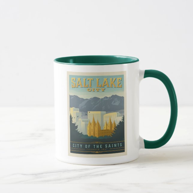 Taza Ciudad de los Santos | Salt Lake City, Utah (Derecha)