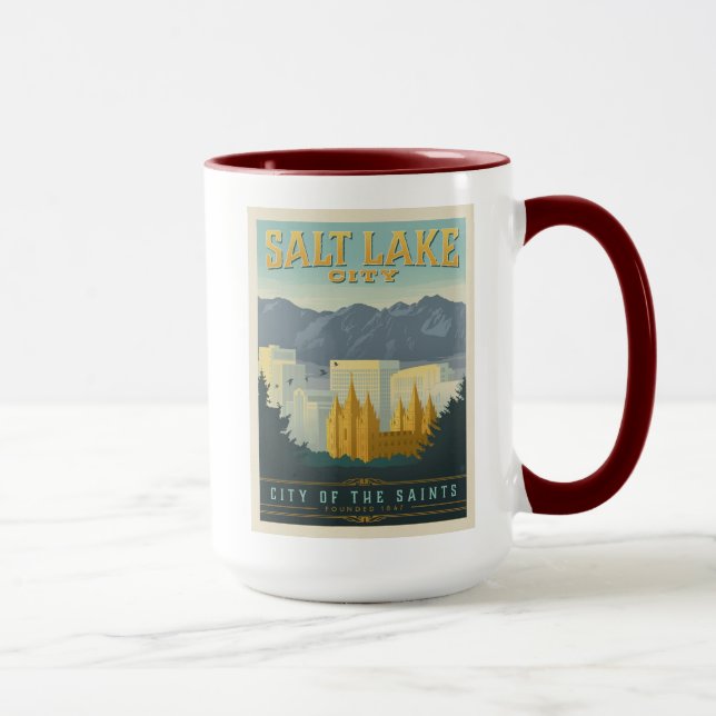 Taza Ciudad de los Santos | Salt Lake City, Utah (Derecha)