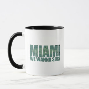 Taza Ciudad de Miami Florida azul
