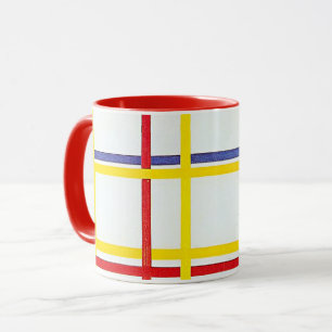 Taza Ciudad de Nueva York 1 de Piet Mondrian