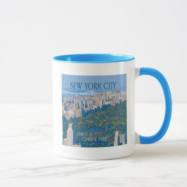 Taza Ciudad de Nueva York | Disfrutar de Central Park (Derecha)
