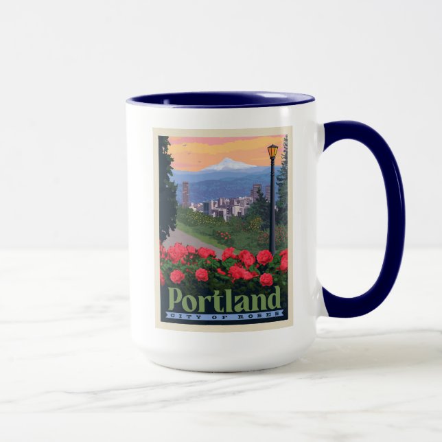 Taza Ciudad de Rosas | Portland, Oregón (Derecha)