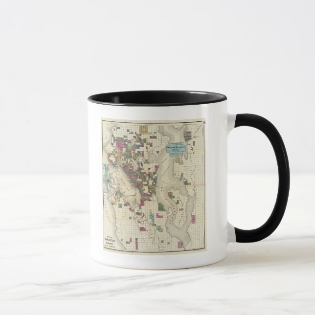 Taza Ciudad De Seattle Y Sus Alrededores (Derecha)