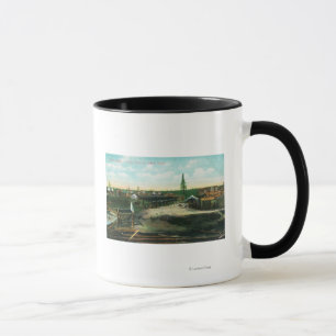 Taza Ciudad india en el Yukón RiverAnvik, AK