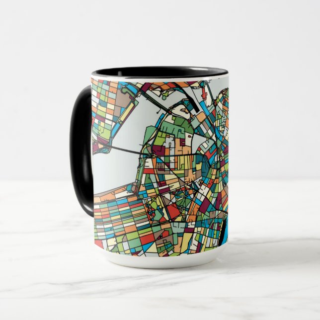Taza Ciudad los E.E.U.U. de Boston (Anverso izquierdo)