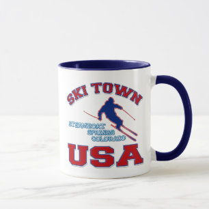 Taza Ciudad los E.E.U.U., Steamboat Springs, Colorado