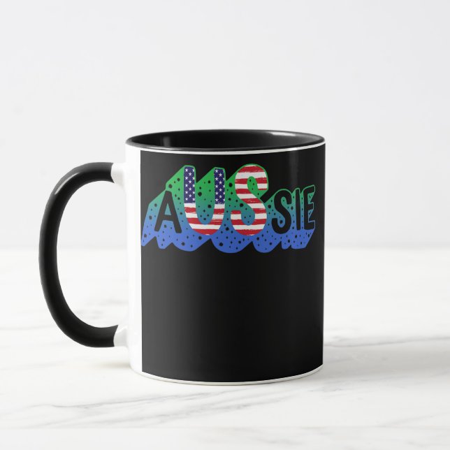 Taza Ciudadanía doble mitad australiana australiana (Izquierda)