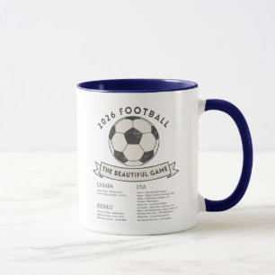 Taza Ciudades Anfitrionas del Fútbol 2026 Canadá México