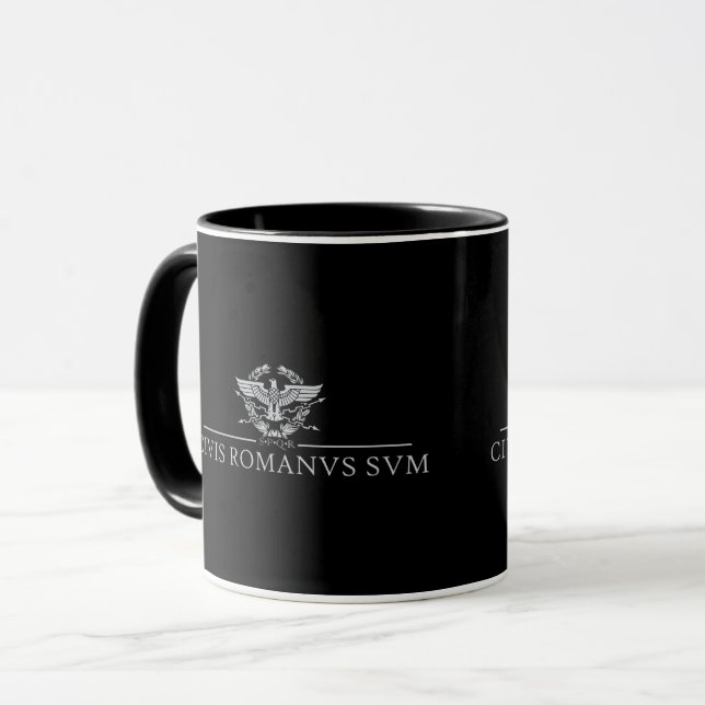 Taza Civis Romanus Sum (CIVIS ROMANVS SVM) (Anverso izquierdo)