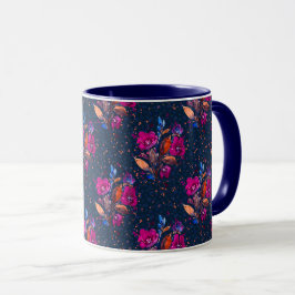 Taza Claire Harvest Watercolor Floral Personalizado Col