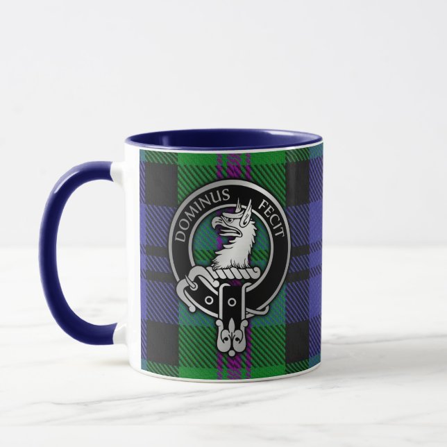 Taza Clan Baird Escudo y Tartan Mug (Izquierda)