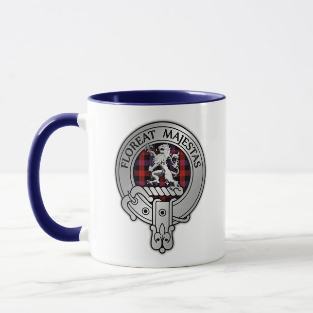 Taza Clan Brown Escudo y Tartan Mug (Izquierda)
