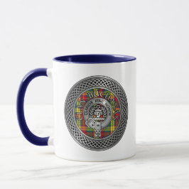 Taza Clan Buchanan Escudo y Tartan Knot