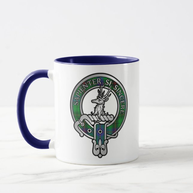 Taza Clan Davidson Escudo y Tartan Mug (Izquierda)