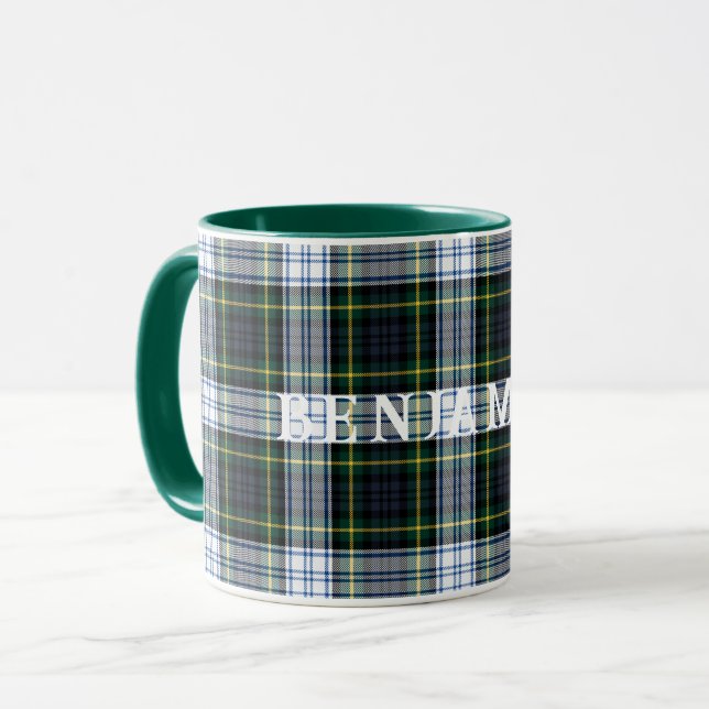 Taza Clan escocés Gordon Green Tartán (Anverso izquierdo)