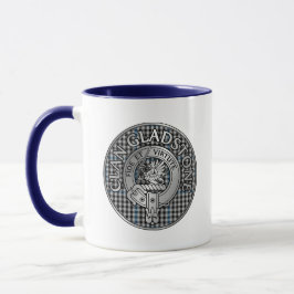 Taza Clan Gladstone Escudo y Tartán