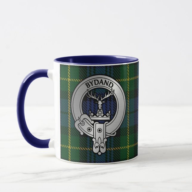 Taza Clan Gordon Escudo y Tartan (Izquierda)