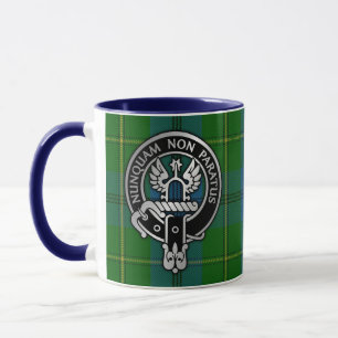 Taza Clan Johnstone Escudo y Tartán