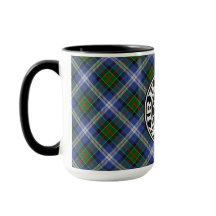 Clan Kirkpatrick Society tartan mug