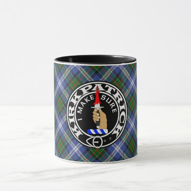 Taza Clan Kirkpatrick Society tartan mug (Centro)