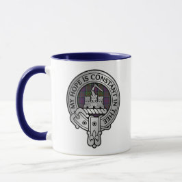 Taza Clan MacDonald de Clanranald Escudo y Tartan Mug
