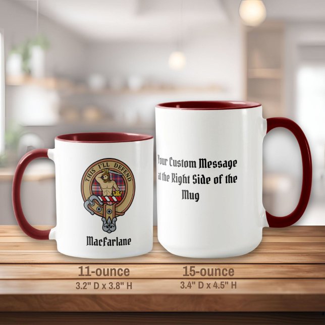 Taza Clan MacFarlane Escudo por Vestir Tartán (Subido por el creador)