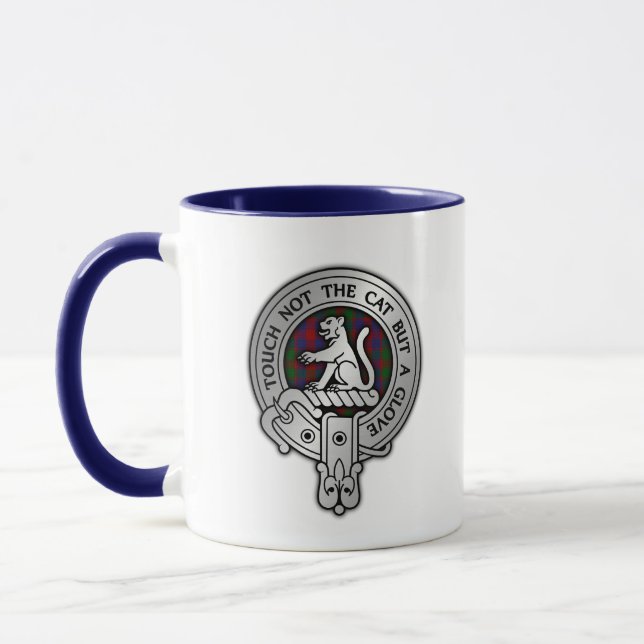 Taza Clan MacGowan Escudo y Tartán (Izquierda)