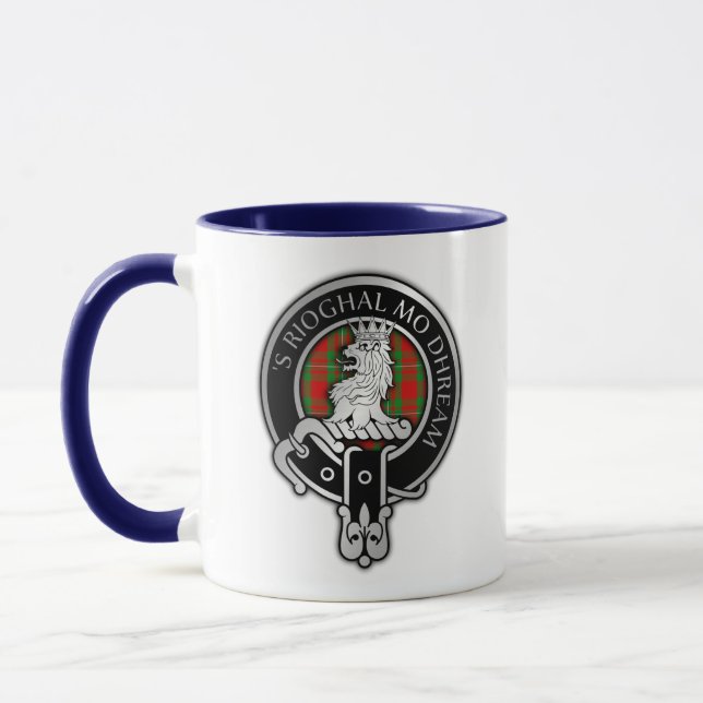 Taza Clan MacGregor Escudo & Tartan Mug (Izquierda)
