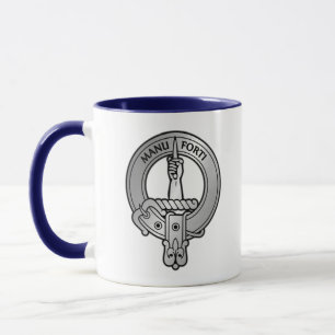 Taza Clan MacKay Escudo y Tartán