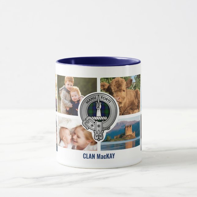 Taza Clan MacKay Personalized Family Mug (Centro)