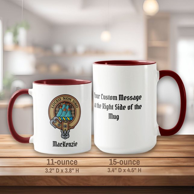 Taza Clan MacKenzie Escudo Mug (Subido por el creador)