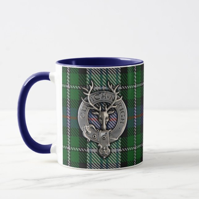 Taza Clan MacKenzie Escudo y Vestido Tartán (Izquierda)