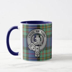 Taza Clan MacLaren Escudo y Tartán