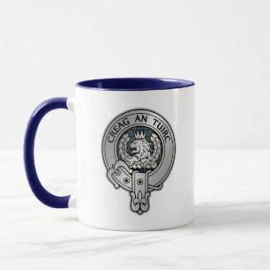 Taza Clan MacLaren Escudo y Tartán