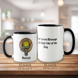Taza Clan MacLeod de Lewis Escudo