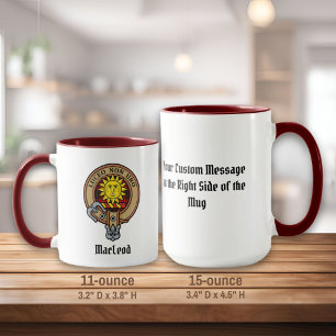 Taza Clan MacLeod de Raasay Escudo