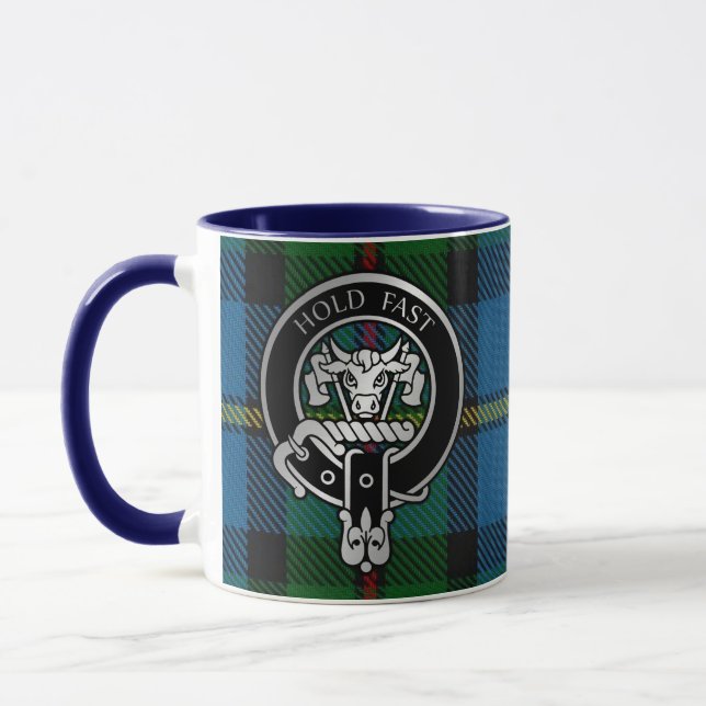 Taza Clan MacLeod Escudo y caza Tartan Mug (Izquierda)