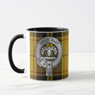 Taza Clan MacLeod Escudo y Snuffbox Tartán