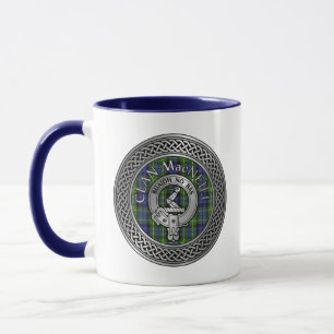 Taza Clan MacNeill de Gigha Escudo y Tartan Mug