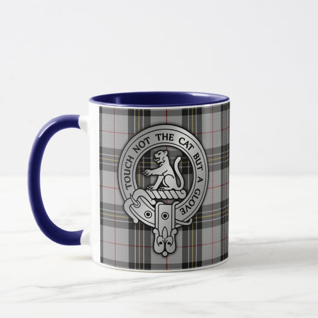 Taza Clan MacPherson Escudo y Tartán (Izquierda)
