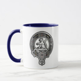 Taza Clan MacPherson Escudo y Tartan Mug