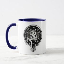 Taza Clan MacPherson Escudo y Tartan Mug