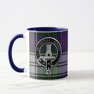 Taza Clan Malcolm Escudo y Vestir Tartán
