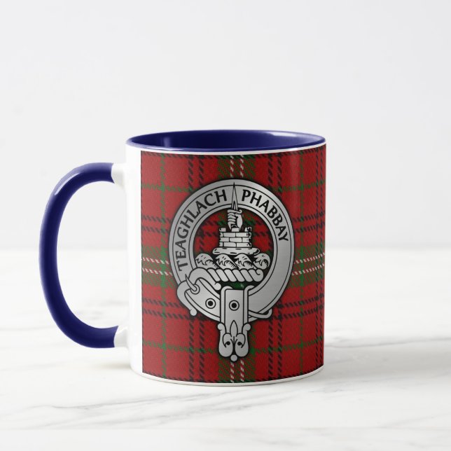 Taza Clan Morrison Escudo y Tartan (Izquierda)