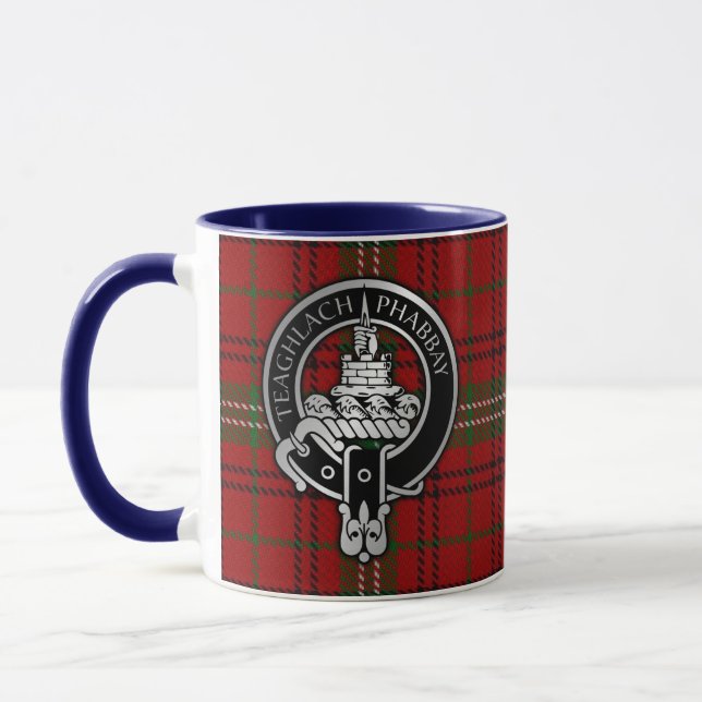 Taza Clan Morrison Escudo y Tartan Mug (Izquierda)