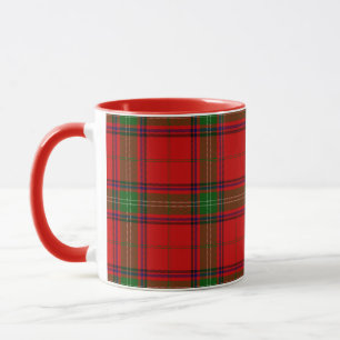 Taza Clan rojo y verde Seton Tartán