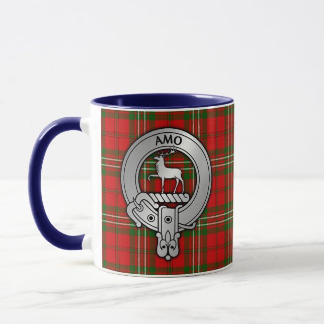 Taza Clan Scott Escudo y Tartán (Izquierda)