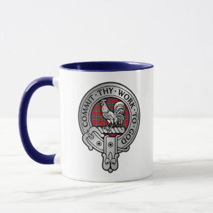 Taza Clan Sinclair Escudo y Tartán