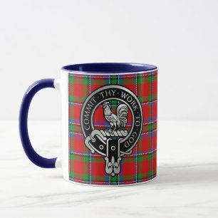Taza Clan Sinclair Escudo y Tartan Mug
